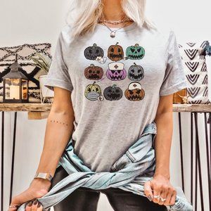 Nurse Pumpkin Halloween Shirt Unisex Halloween Shirt